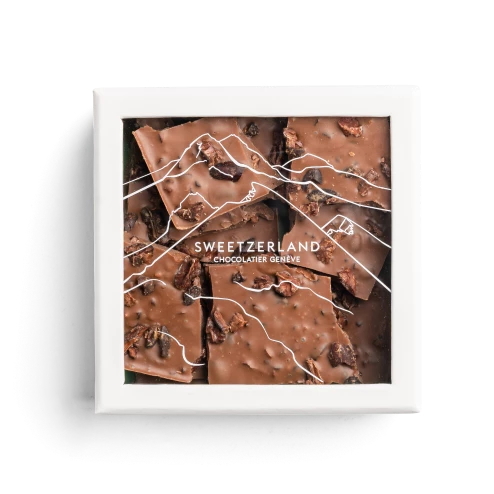 حلوى سويت روكس 120 جرام نيبس ميلك - C9 (مع قاعدة)